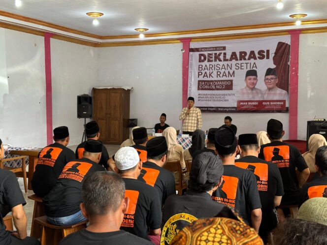 
Pendukung Setia Ramdhanu Deklarasi Siap Menangkan Pasangan RUBIH 
