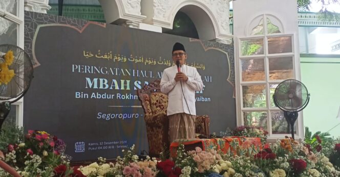 
Ribuan Jamaah Hadiri Haul Mbah Arif Segoropuro