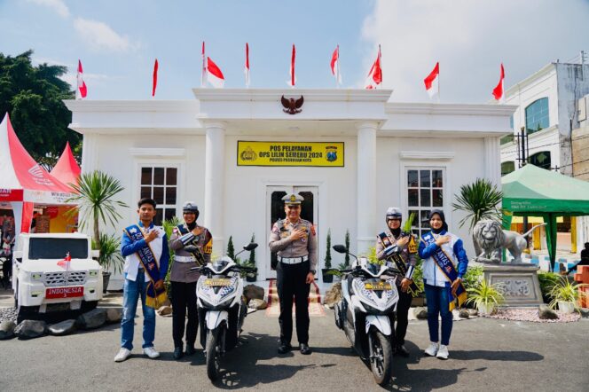 
Usung Tema Istana Negara, Pos Pelayanan Polres Pasuruan Kota Lengkap dengan Fasilitas Kesehatan