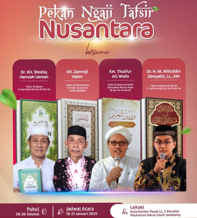 
Kabar Baik! Tafsir Al-Qur’an Karya Ulama Nusantara Bakal Dibedah di Jombang