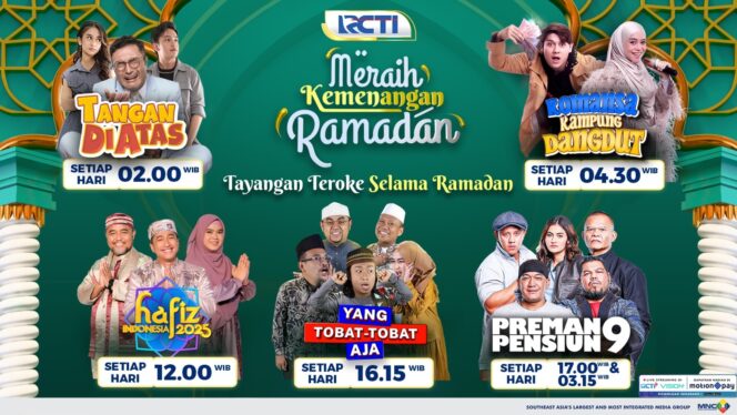 
Program Spesial Ramadan: RCTI Siap Temani Pemirsa dari Sahur hingga Berbuka