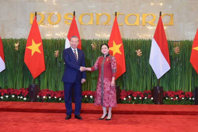 
Ketua DPR dan Sekjen Partai Komunis Vietnam Tingkatkan Hubungan Antarnegara