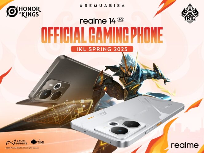 
Realme Dinobatkan Jadi Official Gaming Phone Honor of Kings Indonesia 