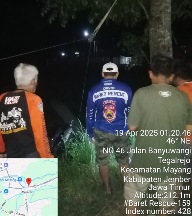 
Ditengah Kegelapan, Baret Rescue Berhasil Evakuasi Mobil dari Sungai Sedalam 10 Meter