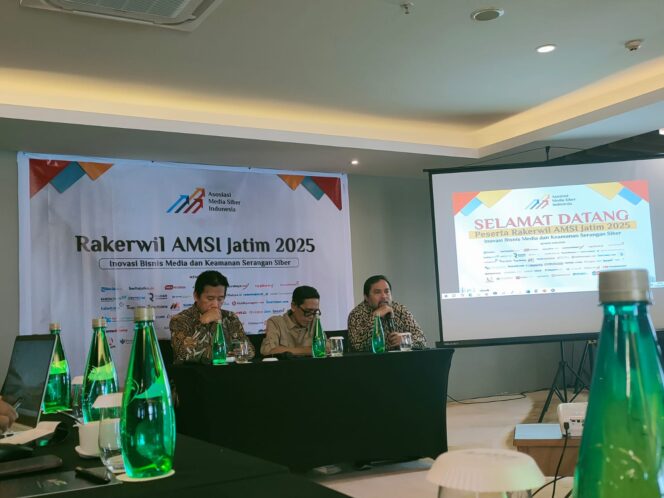 
Gelar Rakerwil, AMSI Jatim Soroti Inovasi Bisnis Media dan Keamanan Serangan Siber