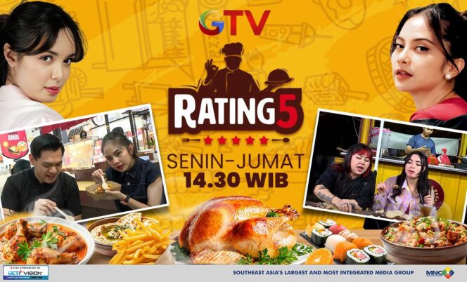 
Lagi Cari Rekomendasi Kuliner Unik? Rating 5 di GTV Punya Jawabannya!