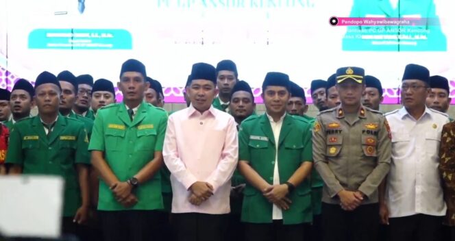 
Pertama Dalam Sejarah, Pelantikan PC GP Ansor Kencong Difasilitasi Bupati Jember