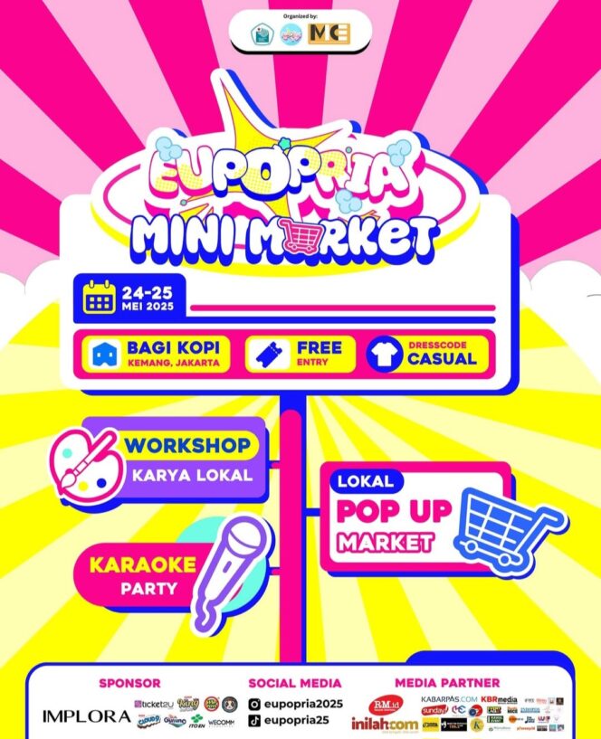 
Program Studi MICE Politeknik Negeri Jakarta Bakal Gelar Pameran Euporia, Catat! Ini Rangkaian Acaranya
