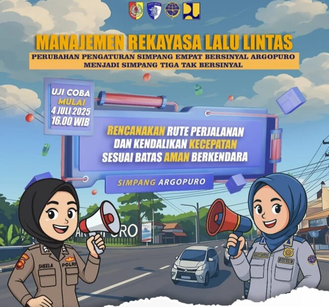 
Dishub Jember Lakukan Rekayasa Lalin, Simpang 4 Argopuro Ditutup Mulai Besok