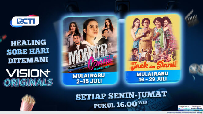 
Vision+ Originals Hadirkan Hiburan Premium di RCTI: Dari Kisah Montir Cantik yang Menginspirasi hingga Komedi Segar Jack & Danil