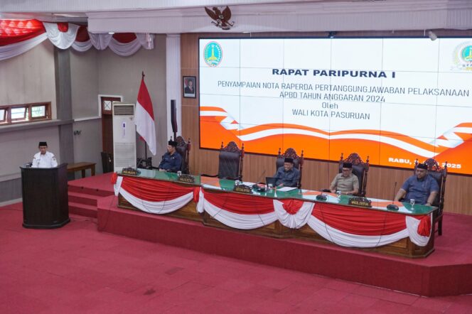 
Pemkot Pasuruan Sampaikan Raperda Pertanggungjawaban APBD 2024