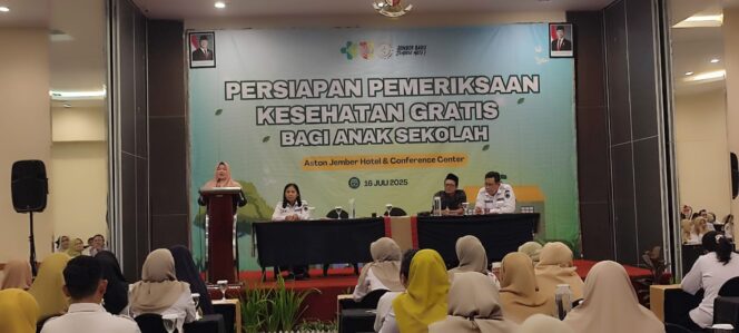 
Dinas Kesehatan Jember Gelar Rakor Persiapan Program Pemeriksaan Kesehatan Gratis Bagi Pelajar Sekolah