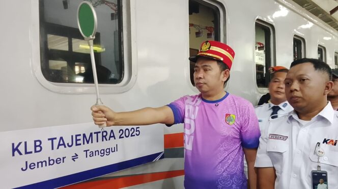 
Ratusan Peserta Tajemtra 2205 Difasilitasi Gerbong Eksekutif Menuju Start Tanggul