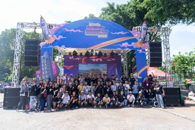 
Komunitas Honda Support Honda Modif Contest 2025, 60 Komunitas Honda Ramaikan Surabaya