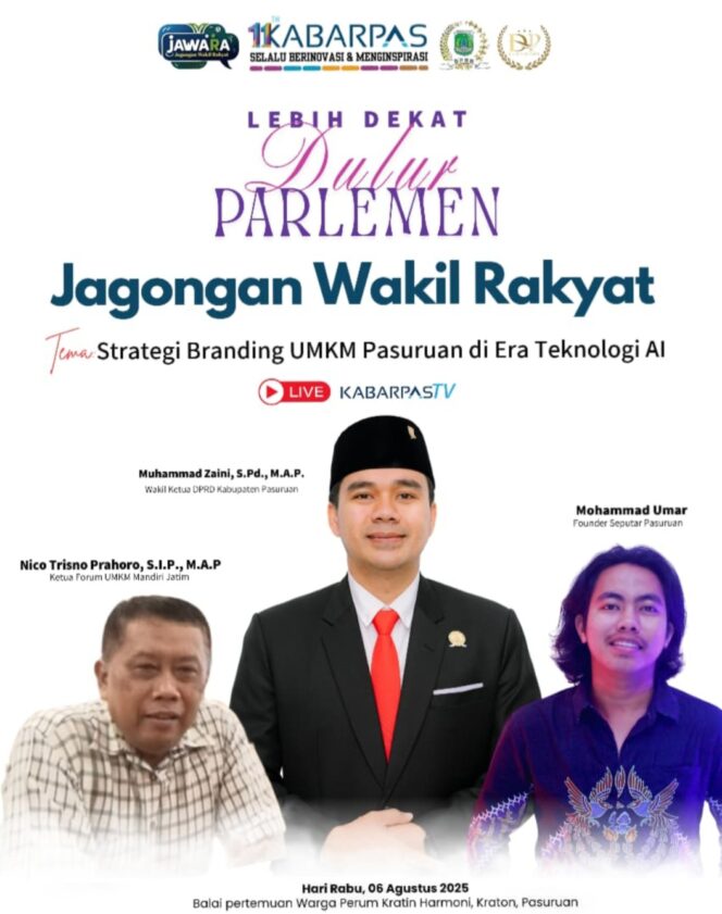 
Hari Ini! Dulur Parlemen Bareng Mas Zaini di Kraton Pasuruan