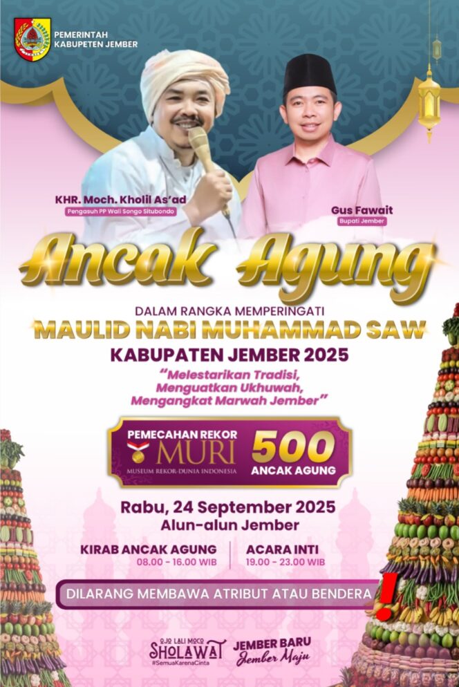 
Ancak Agung, Tradisi Budaya Jember yang Siap Pecahkan Rekor MURI
