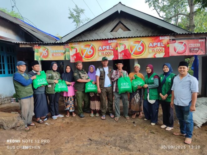 
NU Peduli Salurkan Bantuan untuk Korban Angin Puting Beliung di Pasrepan