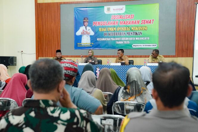
Sosialisasi Pengolahan Makanan Sehat, Walikota Inginkan UMKM Kota Mojokerto Naik Kelas