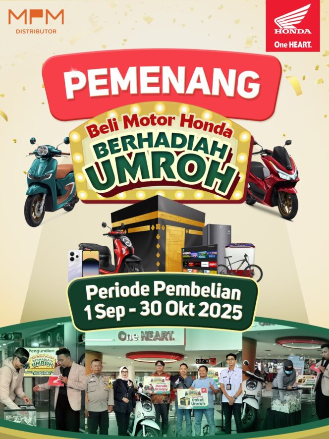 
Pemenang Hadiah Umroh Resmi Diumumkan, Masih Ada Kesempatan Menang di Periode Berikutnya