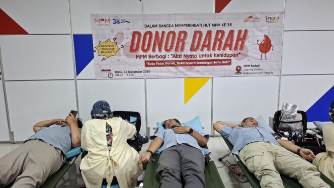 
Aksi Donor Darah Warnai Perayaan HUT ke-38 MPM Honda Jatim