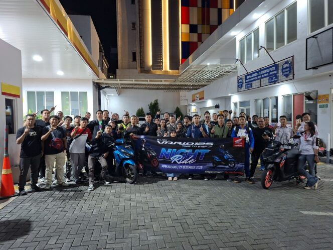 
All New Honda Vario 125 Night Ride, Ajak Komunitas Honda Malang-Blitar Nikmati Sensasi Riding Malam yang Aman dan Stylish