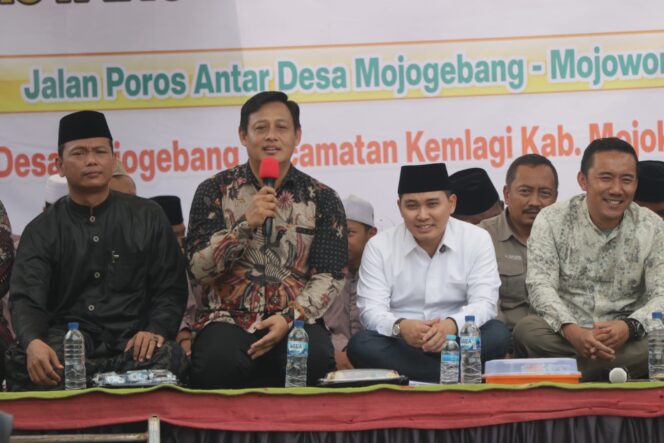 
Bupati Mojokerto Resmikan Jalan Poros, Permudah Akses Warga Mojogebang