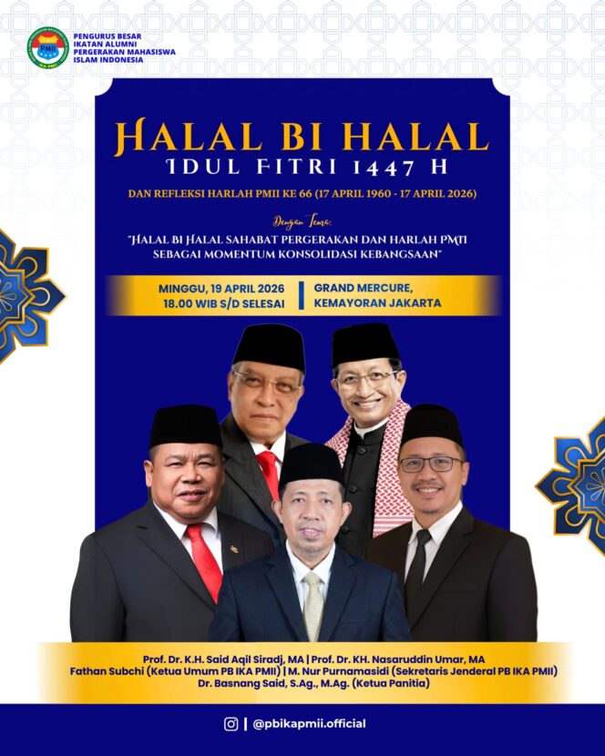 
Harlah PMII ke-66: PB IKA PMII Gelar Konsolidasi Kebangsaan dan Halalbihalal di Jakarta