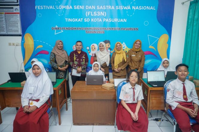 
Bunda Ani Apresiasi Potensi Peserta FLS3N Tingkat SD Kota Pasuruan, Dorong Budaya Literasi Sejak Dini