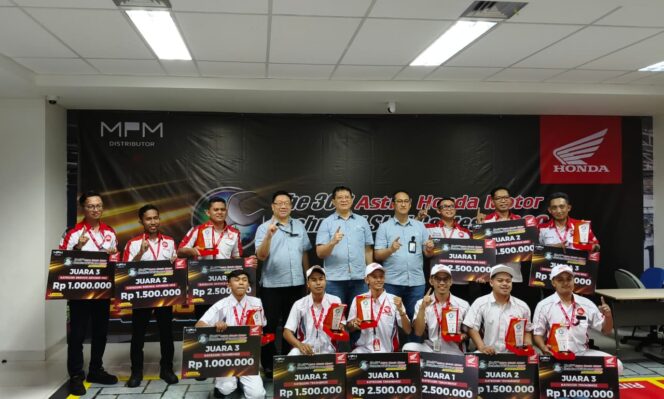 
30th Astra Honda Motor Technical Skill Contest Regional Jatim & NTT Jadi Ajang Kalibrasi Kompetensi Layanan AHASS