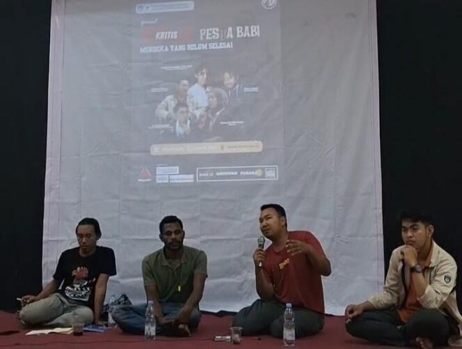 
Bem Uniwara Gelar Nobar dan Diskusi Kritis Film Pesta Babi, Soroti Krisis Ekologi Papua