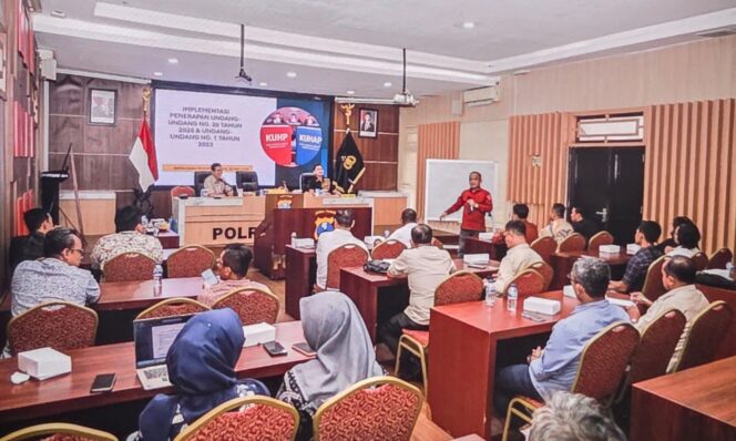 
Satukan Persepsi Penyidikan, Polres Jember Gandeng Kejaksaan dan Akademisi Bahas KUHAP Baru