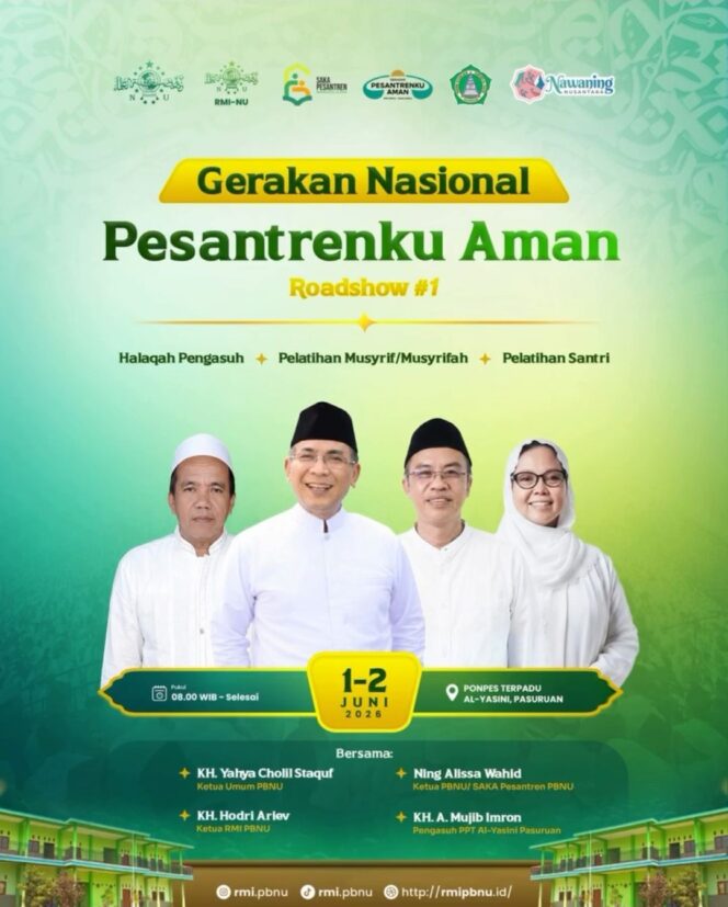 
PBNU Roadshow ke 4 Provinsi, Gaungkan Gerakan Nasional Pesantrenku Aman Ramah Anak