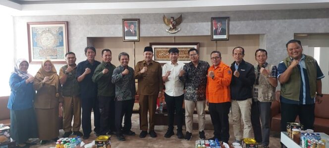 
FPRB Kabupaten Pasuruan Audiensi dengan Bupati, Awali Gerakan Pengurangan Risiko Bencana yang Kolaboratif