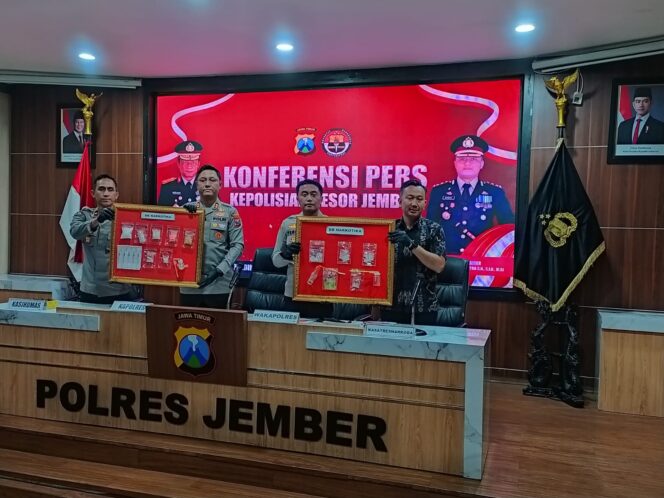 
Jember Masuk Lima Besar Ungkap Kasus Narkoba di Jatim, 31 Tersangka Ditangkap