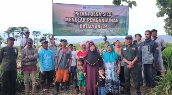 
Ratusan Petani Silo Hadapi Ancaman Kehilangan Lahan, Polemik Pembangunan Batalyon TP Menguat 