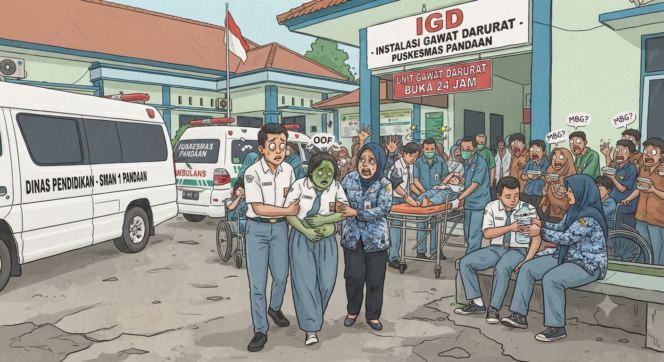 
Belasan Siswa SMAN 1 Pandaan Pasuruan Keracunan Diduga dari Menu Program MBG