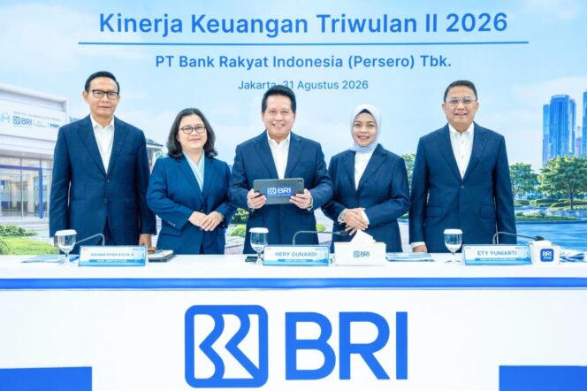 
BRI Bukukan Laba Rp31,2 Triliun pada Triwulan II 2026, Kredit UMKM Tembus Rp1.235 Triliun 