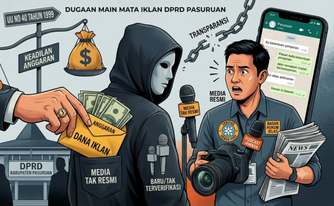 
Diduga Ada “Main Mata” dalam Pembagian Anggaran Iklan Jawara DPRD Pasuruan