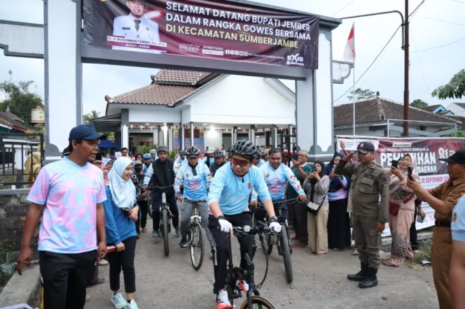 
Gowes Pemkab Jember Jadi Cara Cek Jalan Rusak dan PJU