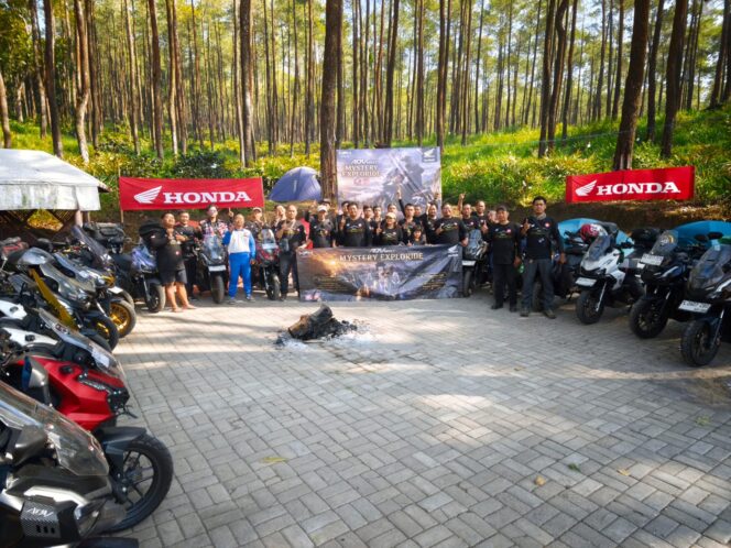 
ADV Mystery Ride, 30 Bikers Eksplorasi Gunung Kawi Bersama Honda ADV 160