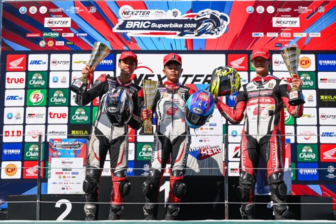 
Tampil Gemilang di Thailand, Pebalap Binaan Astra Honda Raih Double Podium