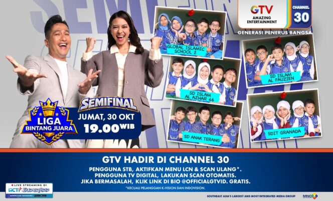 
					Super Sengit! 5 Sekolah Dasar Terbaik Berebut Tiket Terakhir ke Grand Final Liga Bintang Juara GTV
